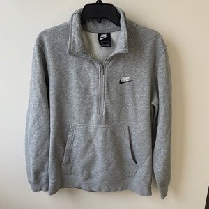 Nike Women's Gray Half-Zip Sweatshirt